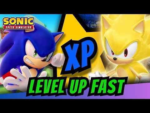 ⭐ How to MAX-OUT XP FAST in Sonic Speed Simulator **UPDATED**
