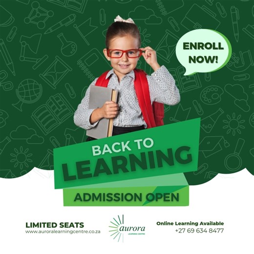 𝗟𝗼𝗼𝗸𝗶𝗻𝗴 𝗳𝗼𝗿 𝘀𝘁𝗿𝘂𝗰𝘁𝘂𝗿𝗲𝗱 𝘀𝘂𝗽𝗽𝗼𝗿𝘁 𝗶𝗻 𝟮𝟬𝟮𝟲? Aurora’s nurturing environment helps every child thrive. 🌱 #Enrol2026 #Parents #EducationSouthAfrica | Aurora Learning Centre