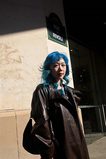 Blue Girl Models in Paris: A Captivating Sight