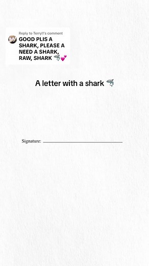 Replying to @Terry!! Create your signature with a symbol — link in bio 🦈