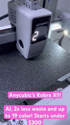 ‪@ANYCUBIC3D‬ new Kobra X 3D printer!!!