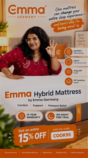 www.emma-sleep.in Emma Germany Mattress Use My Coupon Code:- COOK95 to get 15% OFF!