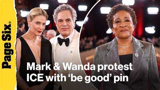 Mark Ruffalo, Wanda Sykes, Jean Smart make anti-ICE statement at 2026 Golden Globes