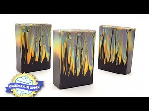 Splash Swirl Technique, Cold Process Soap (My Experience with the November 2022 Soap Challenge)