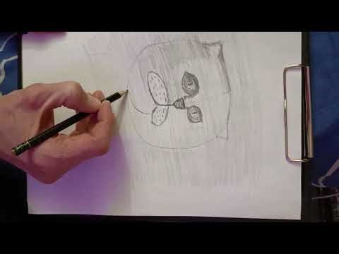 Pure Relaxation | Drawing ASMR | Alex's first hand-drawn cat | Day 2 Drawing process #asmr #drawing