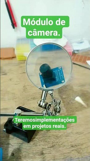 Câmera nova para projetos com ESP32 e Raspberry Pi Pico 👁️🔧 #eletronica #esp32 #raspberrypi #maker