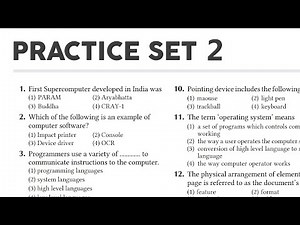 EMRS ICT PRACTICE SET ||EMRS 2025 PRACTICE SET OF ICT 50 +QUESTION