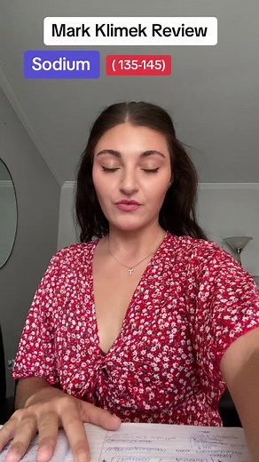 Mark Klimek Review: electrolytes- sodium #nclex #testtakingtips #nurse #nursesoftiktok #markklimek #nursingschool #RN #study #fyp