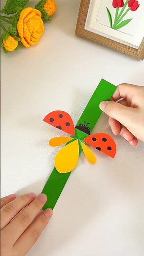 Teach you how to make a fun ladybug toy, try it with your children