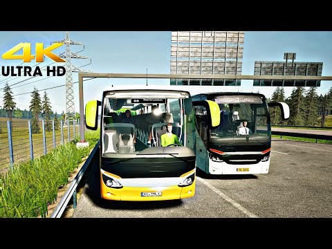 Comfortable Setra Drive - Luxembourg Tour By FlixBus - 4k 60fps ( Xbox series x ) 