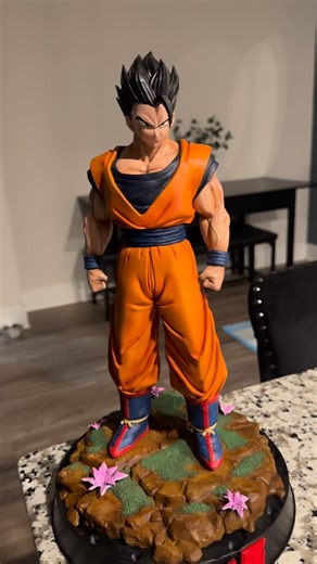 Manny3DPrints on Instagram: "Done! This is my favorite version of Gohan! Fan art by @arise_figures #3dprint #anime #gohan"