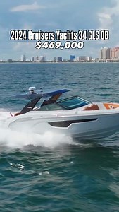 4.2K views · 47 reactions | NEW LISTING | 2024 Cruisers Yacht 34 GLS...