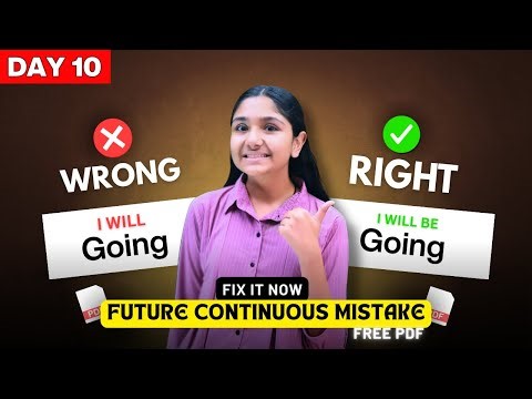 Future Continuous Tense Made EASY (No More Mistakes!)