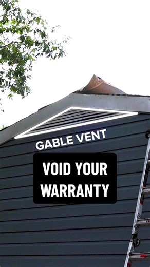 How gable vents work (or don’t) #roofing #construction #ventilation