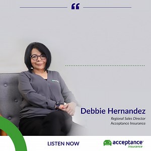  After her first day on the job, Acceptance's now Regional Director...