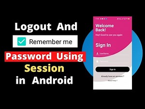 Remember Me in Android | Remember Me Password Using Sqlite Database in Android | Logout in Android