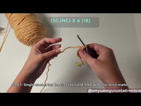 How to Read a Crochet Pattern "(SC, INC) X 6 [18]"