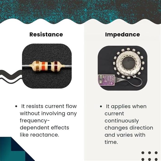⚡ Resistance vs Impedance | AC vs DC Explained in 30 Seconds