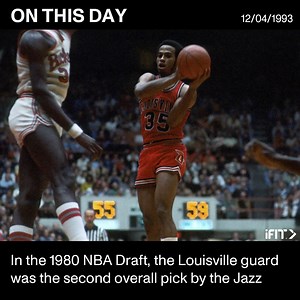 Utah Jazz | On December 4, 1993—Darrell Griffith, AKA Dr. Dunkenstein had his #35 jersey retired in the rafters 🥼🏀 #OnThisDay | Instagram