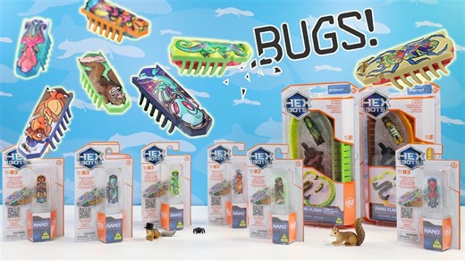 Hex Bots Bugs Nano Flash Dinosaur Maze Races An Alien? Organic Prints Series 3 Review
