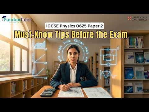 IGCSE Physics Paper 2: Essential Formulas and Smart Exam Strategy