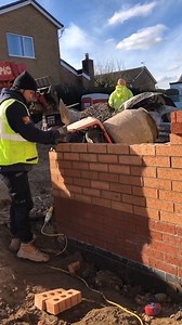 440K views · 50 shares | Apprentice bricklayer Jung builds his first wall | Stu Crompton | Facebook
