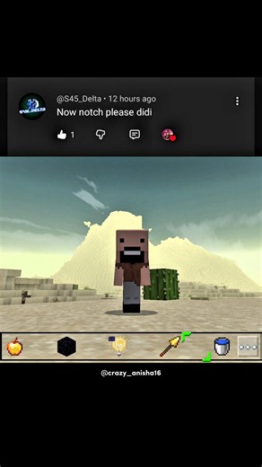 poi poi of Notch is so cute 💝🥰 #cute #viral #minecraft #memes #shorts #animation #trending