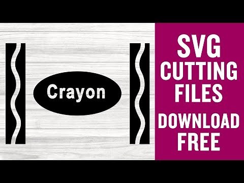 Crayon Svg Free Cut File for Cricut