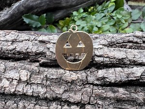 14K Yellow Gold Pumpkin Charm, Gold Pumpkin Pendant - Etsy