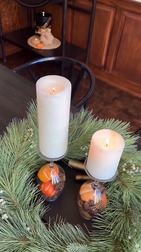 Wine glass makes beautiful centerpiece Wes & Alison share a quick craft for your holiday table. This original video was produced by Network Media, Wes and Alison. | Life With Wes & Alison
