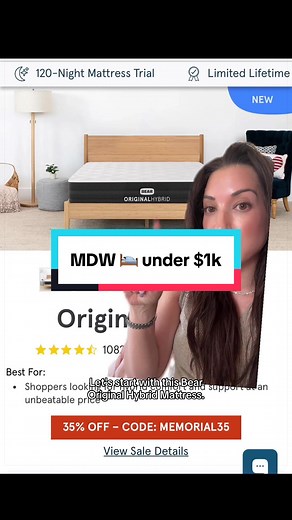 Best Hybrid Mattresses Under $1,000 for Memorial Day
