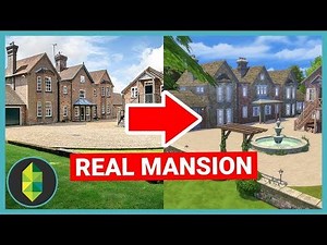 Building a REAL MANSION in The Sims (Sims 4 House Build)