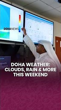 Doha weather: clouds, rain & more this weekend