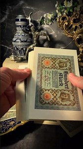 “100 Mark 1920 – Paper Money ASMR | No Talking | Antique German Banknote”