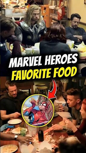 Marvel Heroes Favourite Foods