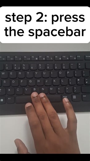 how to use spacebar #howto #tech #simple #tutorial