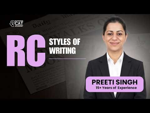 CAT RC Strategy | Recognizing Different Writing Styles