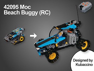 LEGO MOC-56705 42095 Beach Buggy (RC) Alternate (Technic 2020)
