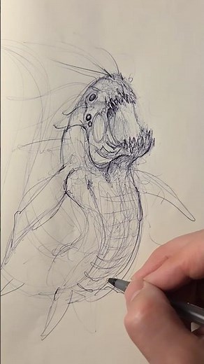 The Sea Hid Something SCARY… And I Drew It