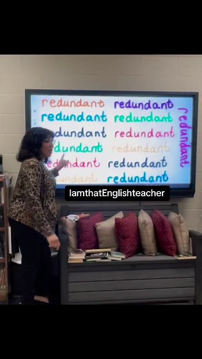 23K views · 610 reactions | Redundant ✨ #Redundant #Repetitive #Repetition #Words #English #EnglishTeacher #iamthatenglishteacher #vocabulary #grammar #teacher | Faceless Marketing | Facebook