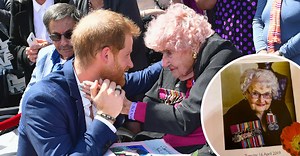 Prince Harry’s number one fan Daphne Dunne has been farewelled in a touching funeral service