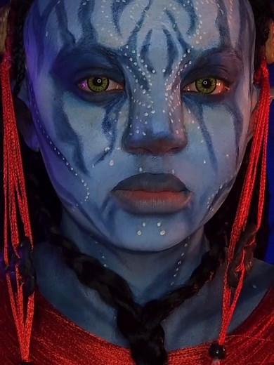 Avatar Mo'at Makeup Tutorial & Face Painting Ideas
