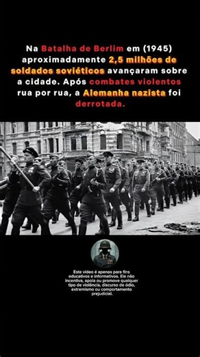 O Ataque Final do Exército Vermelho em Berlim #ww2 #ww2history #shorts #guerramundial #history