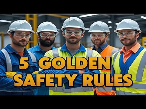 5 Golden Safety Rules Every Workplace Must Follow | Safety Tips + NEBOSH, IOSH, OSHA, ASP, CSP Prep
