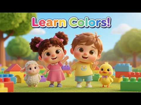 Baa Baa Black Sheep Learn Colors – Nursery Rhyme, Toddler Learning, Color Recognition, Adventure