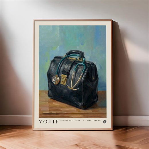 Vintage Doctor Bag Print | Medical Wall Art, Doctor Poster, Med School Grad Present, Nurse Gift, Physician Office Decor - Etsy Canada