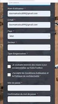 comment créer un compte kobotoolbox ?