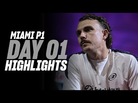 Miami Premier Padel P1 🇺🇸🎾 Day 1 – Round of 64 –Men's Highlight