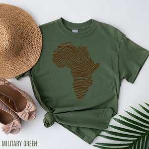 African Heritage T-shirt: Black History Month Ethnic Print Tee - Etsy