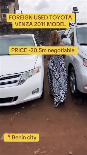 Extremely clean ‼️foreign used Toyota venza 2011 model full option with v6 engine ☎️08130328634 for purchase #viralvideotiktok #fyp #benincity